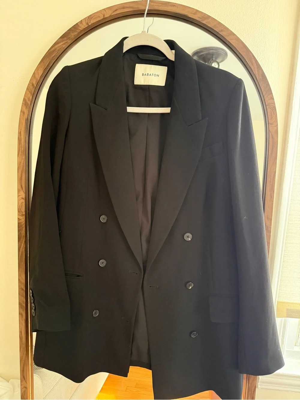 Babaton Black Double-Breasted Blazer 6